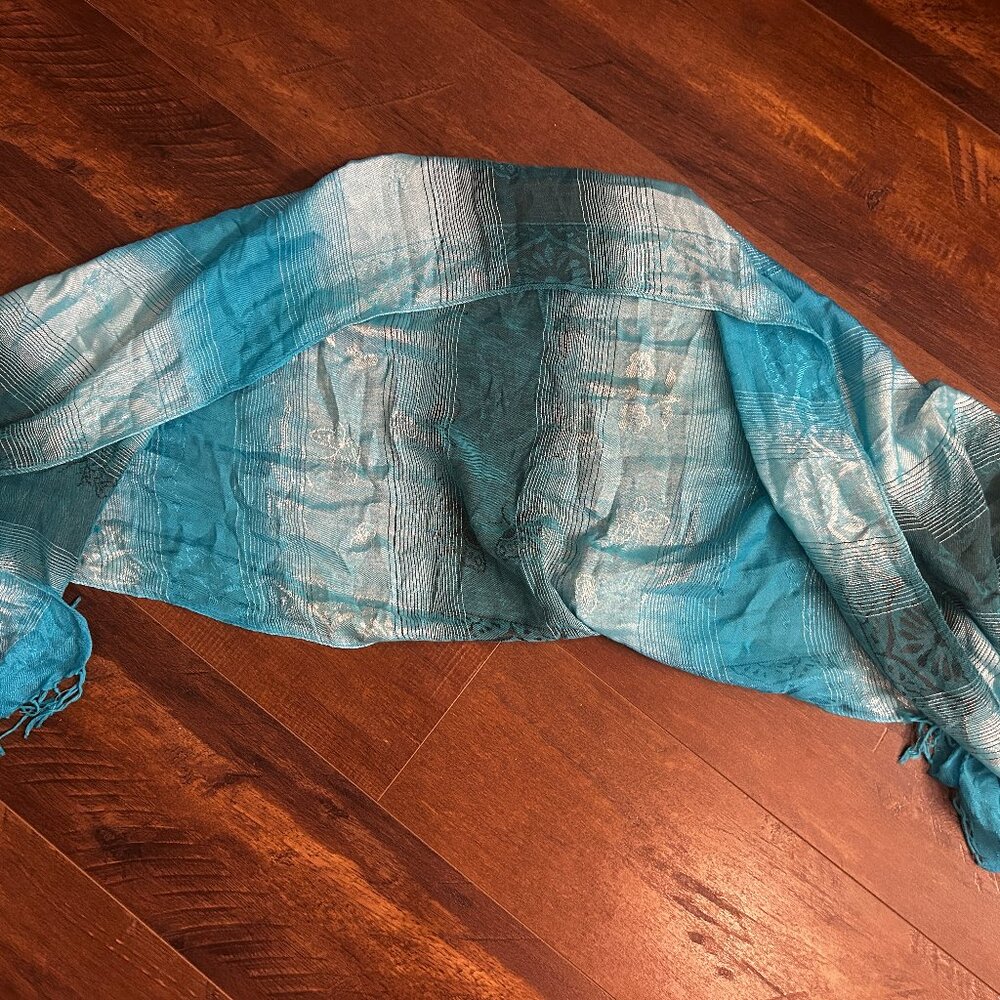 Blue Scarf